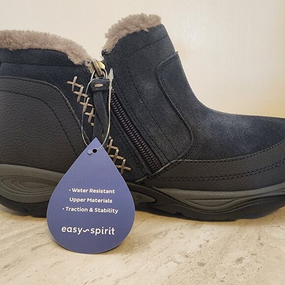 Easy Spirit Shoes - Easy Spirit Womens Epic Round Dark Blue water-resistant 9.5W - A023